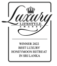 Winner 2022 Best Luxury Honeymoon Retreat in Sri Lanka 