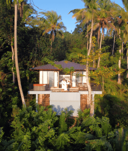 Exterior view of Sky Pavilion Villa from Aarunya Nature Resort