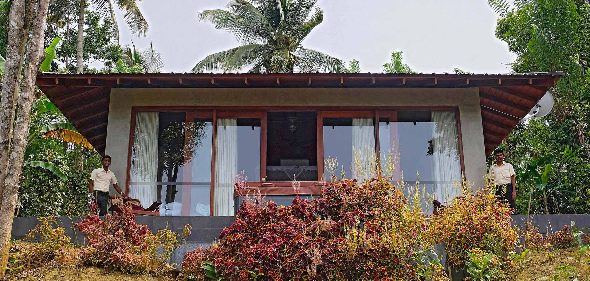 Facade of Aarunya Nature Resort Villa