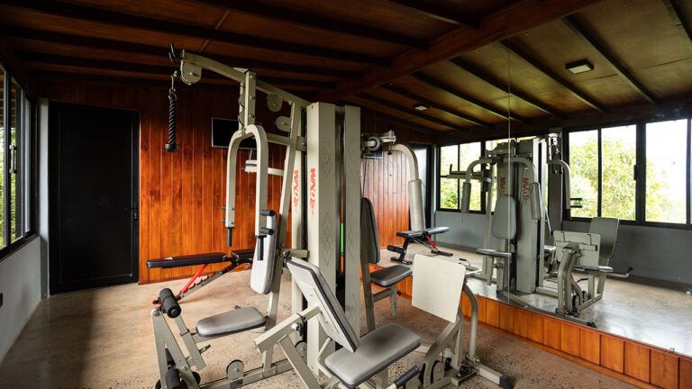 Fitness centre at Aarunya Nature Resort
