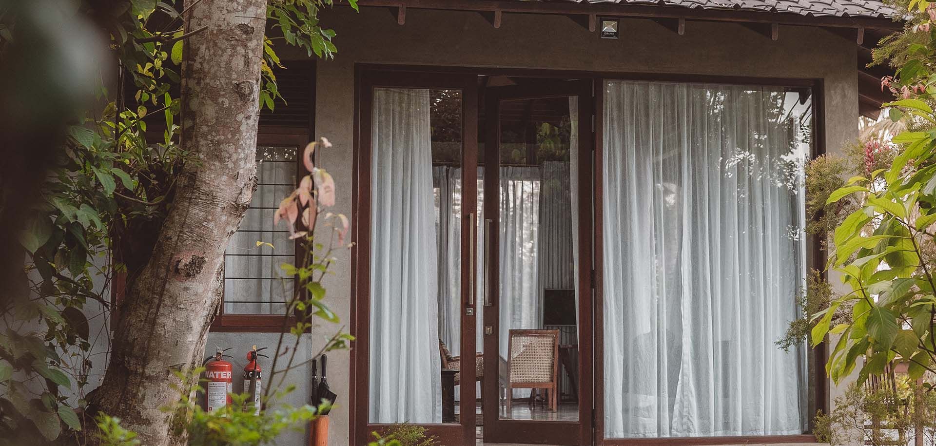 Facade of Aarunya Nature Resort Villa