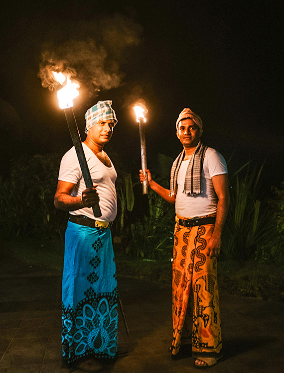 Villagers for village experience at Aarunya Nature Resort