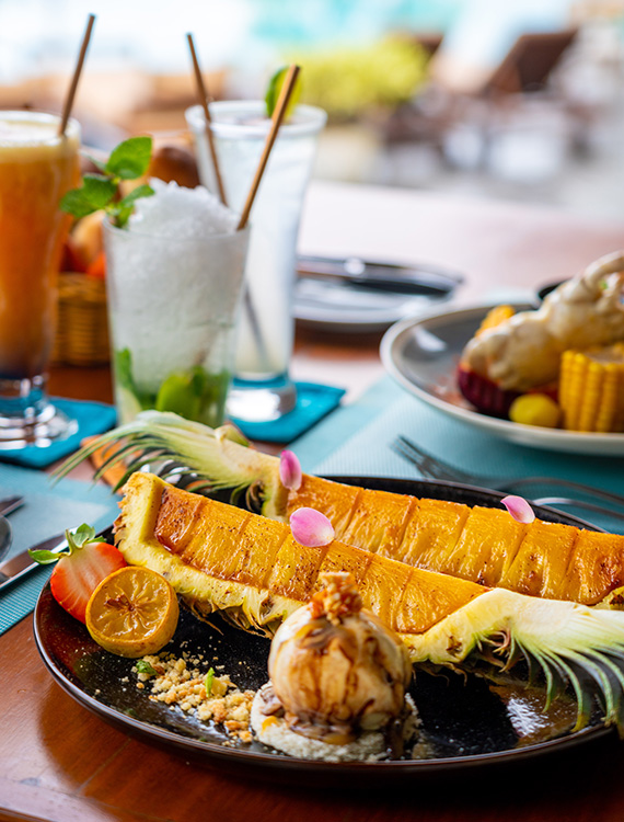 Exotic, well-presented food dish at Aarunya Nature Resort Kandy