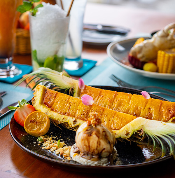 Exotic, well-presented food dish at Aarunya Nature Resort Kandy